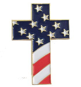 Proud Christian American Pin